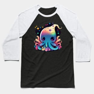 Colorful Squid Baseball T-Shirt